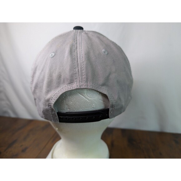 Disney Parks Mickey Mouse Glasses Flat Brim Hat Gray Snap Back Embroidered Cap - Picture 4 of 11